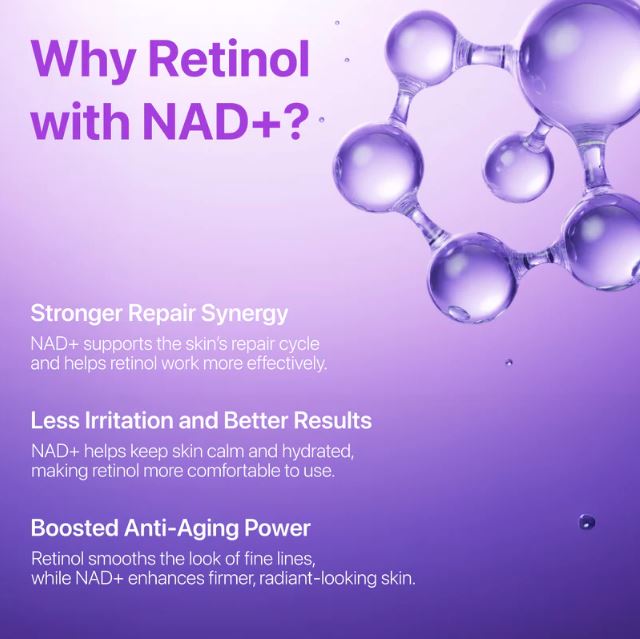 Numbuzin No. 9+ NAD+ Retinol Volumetox Eye Cream.