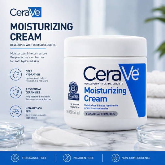 CeraVe Moisturizing Cream 16 oz | Face & Body Moisturizer