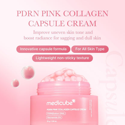 Medicube - PDRN Pink Collagen Capsule Cream.