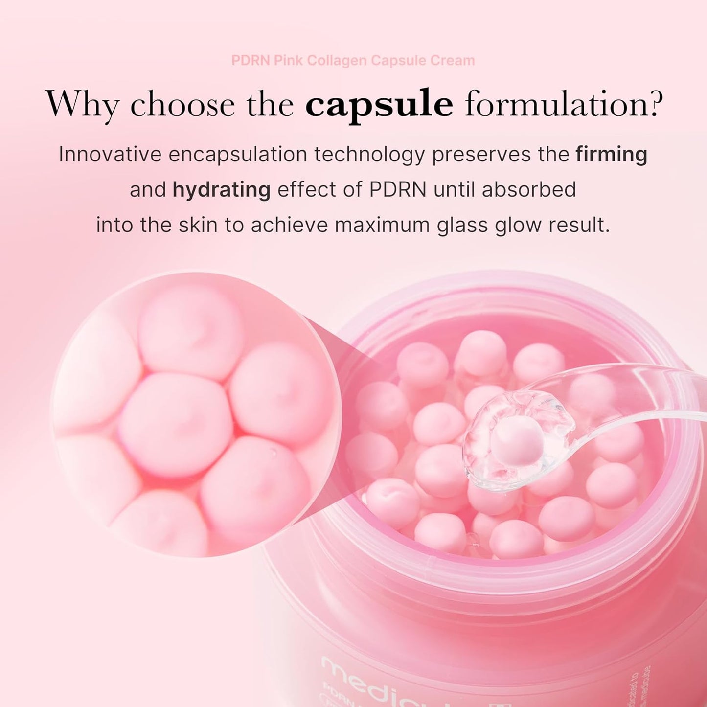 Medicube - PDRN Pink Collagen Capsule Cream.