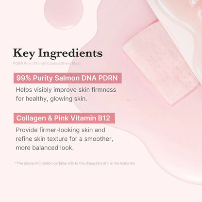 Medicube - PDRN Pink Vita Coating Sheet Mask