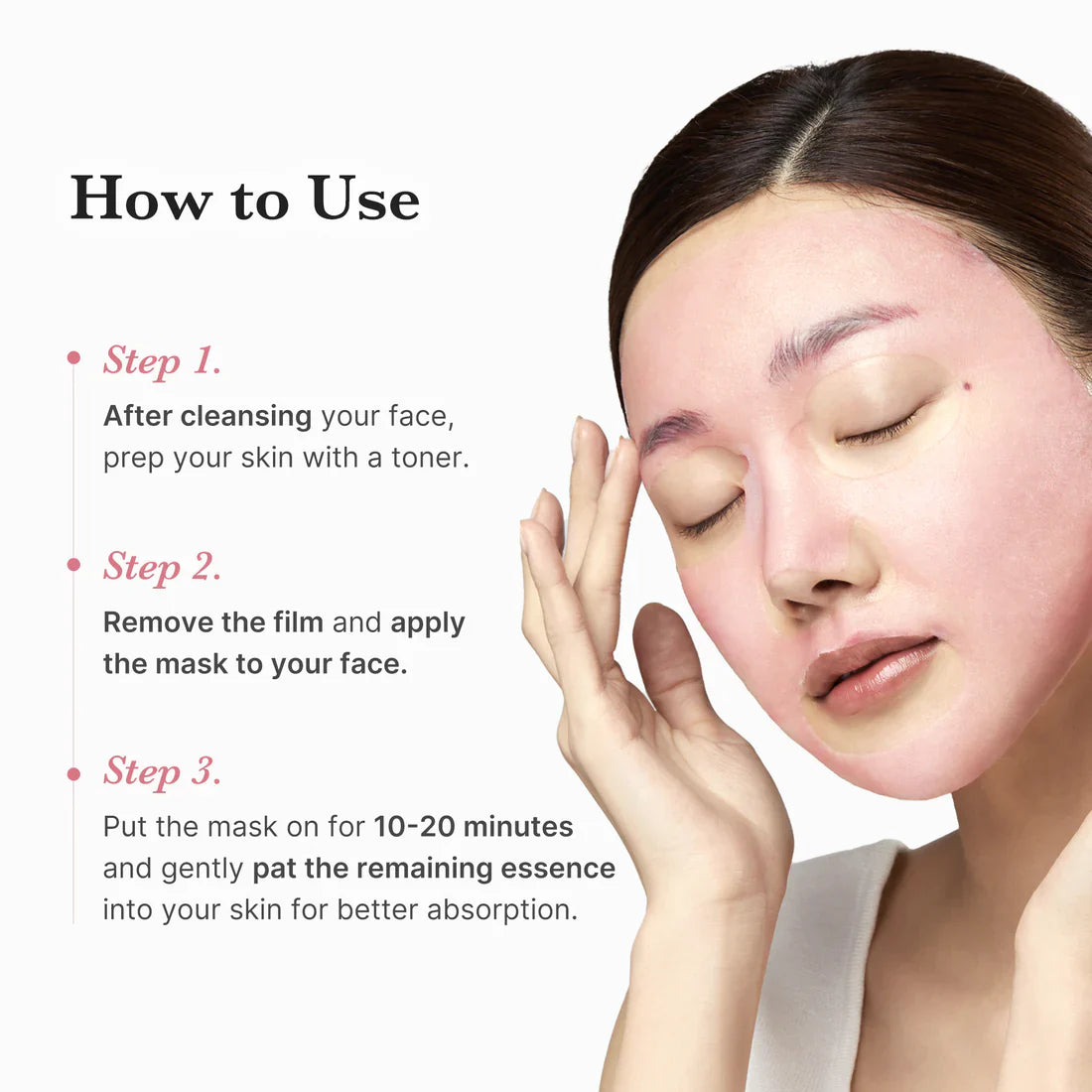 Medicube - PDRN Pink Vita Coating Sheet Mask