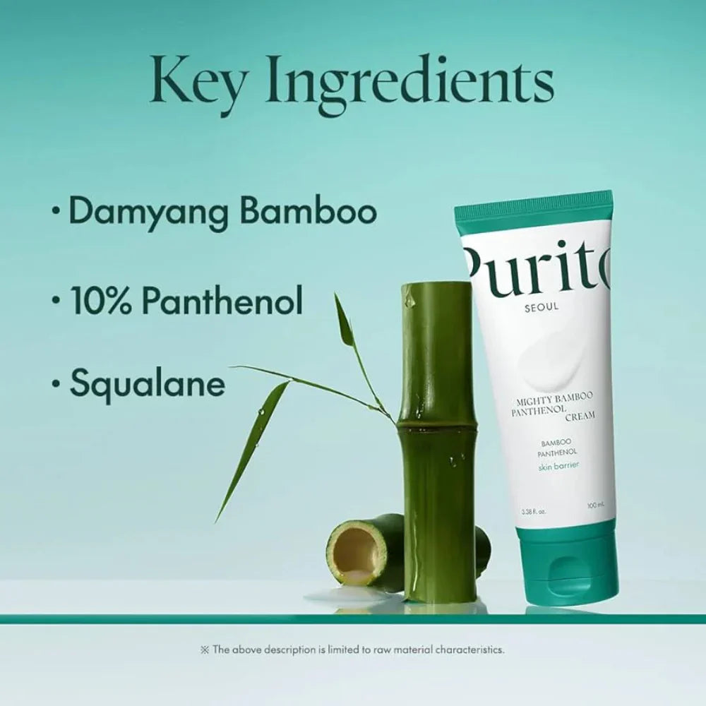 Purito - Mighty Bamboo Panthenol Cream.
