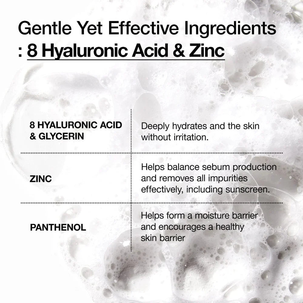 Anua - 8 Hyaluronic Acid Hydrating Gentle Foaming Cleanser