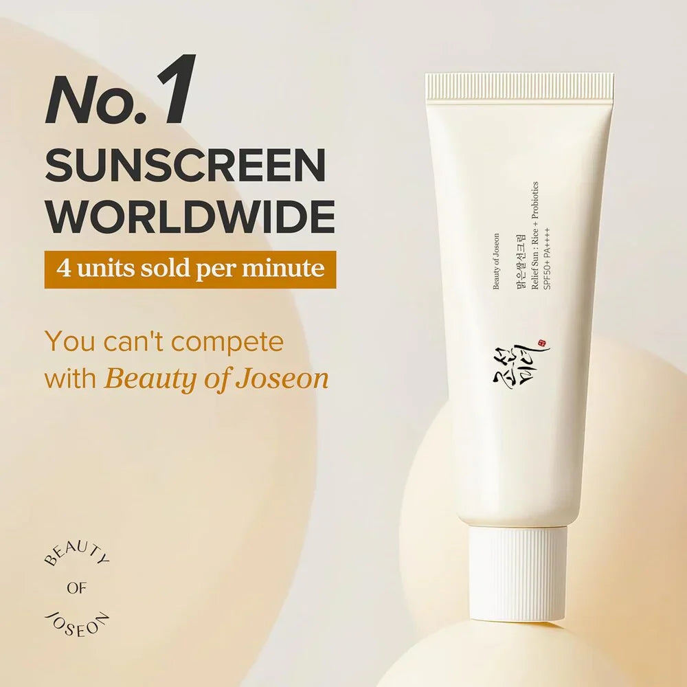 BEAUTY OF JOSEON - RELIEF SUN : RICE + PROBIOTICS