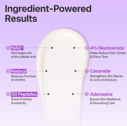 Numbuzin No. 9+ NAD+ Retinol Volumetox Eye Cream.